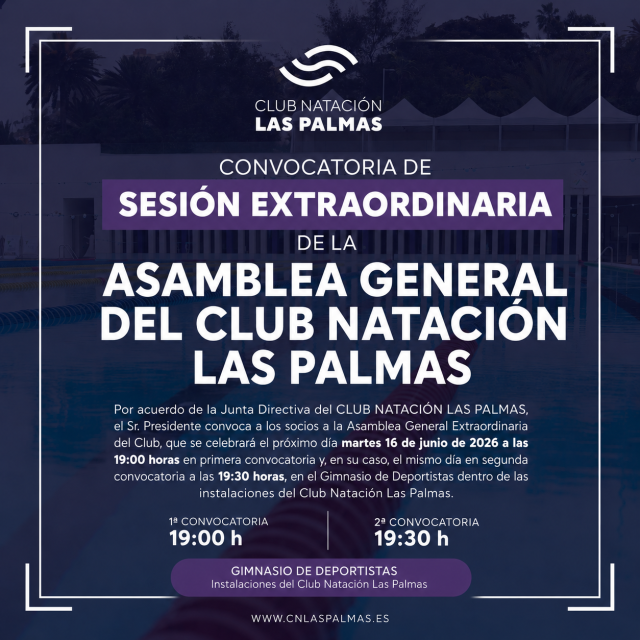  Convocatoria de Asamblea General Extraordinaria de Socios